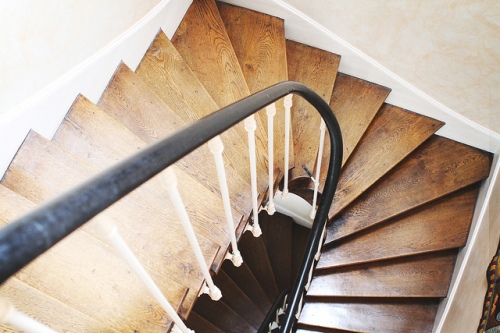 chestnut staircase
